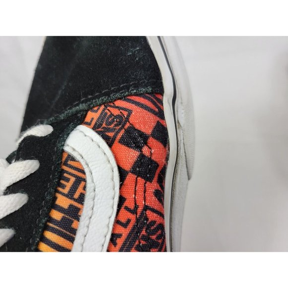 Vans Old Skool Off The Wall Shoes Sneakers Size Mens 8 Womens 9.5 Black 721356 - Picture 7 of 12